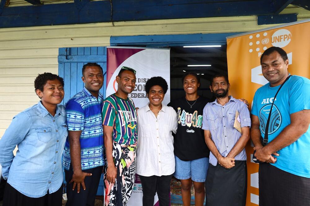 A group of participants with hearing and speech disabilities who mobilized their peers to attend the outreach session together.