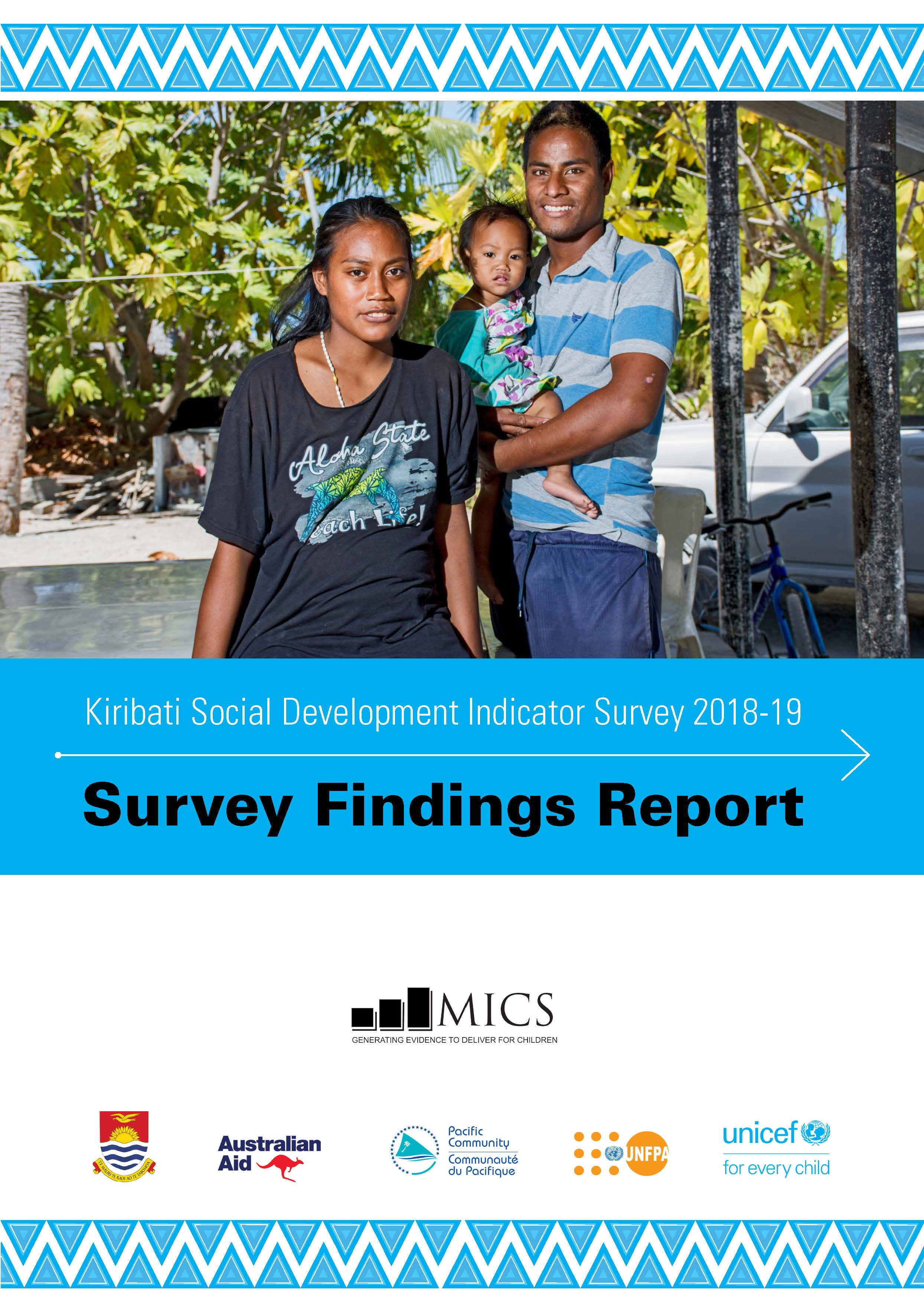 Kiribati Social Development Indicator Survey 2018-19 Findings Report