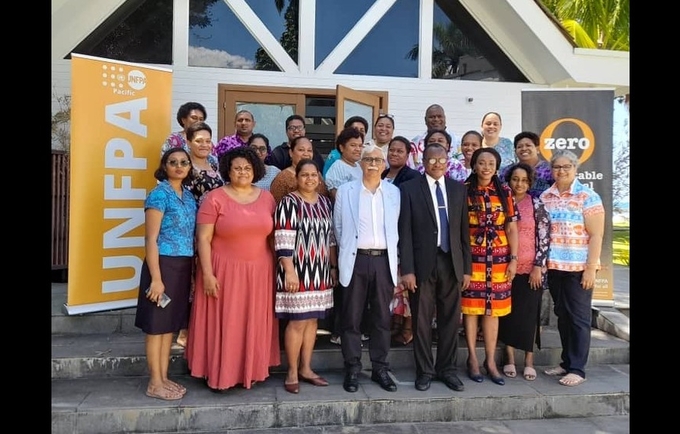 Healthcare professionals from the Fiji Ministry of Health and Medical Services and the Fiji National University, together with t