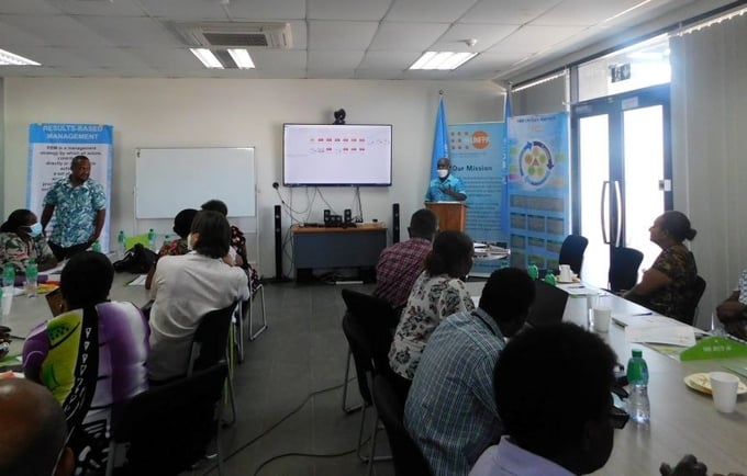 RBM-training organized by the United Nations Population Fund (UNFPA) Pacific in Honiara from 23-25 August 2022