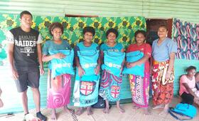 Dignity Kits distributed to the women affected by TC Yasa