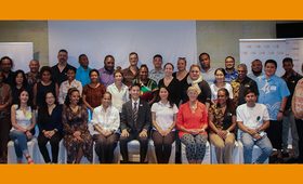 Participants and resource persons for the UNFPA Pacific Surge Roster Training gather from diverse backgrounds, but united in one