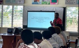 Participant at the GVB and SRH training facilitated by UNFPA Pacific