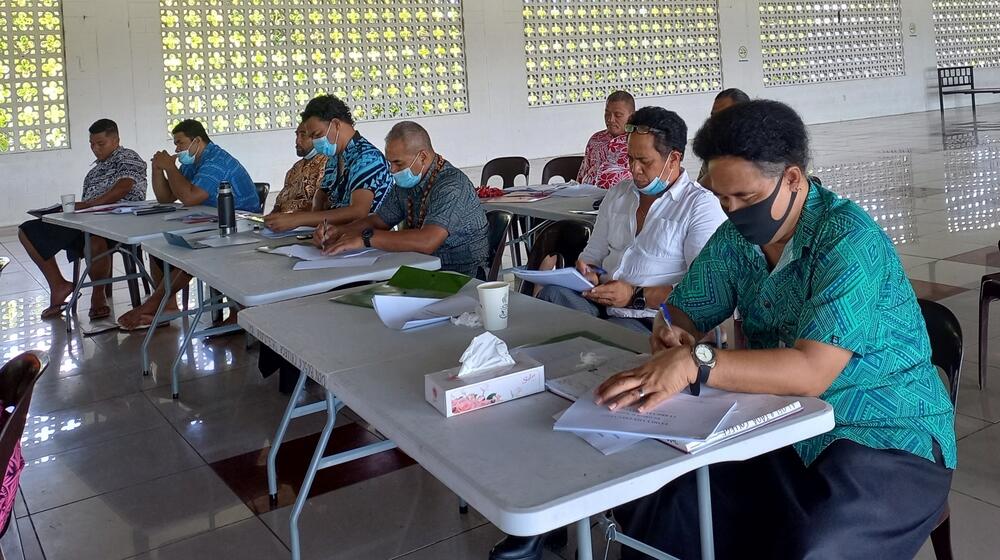 Participant at the FLE teacher orientation in Samoa