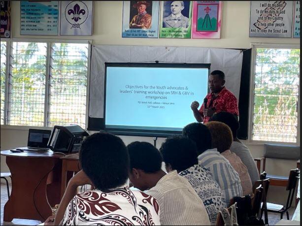 Participant at the GVB and SRH training facilitated by UNFPA Pacific