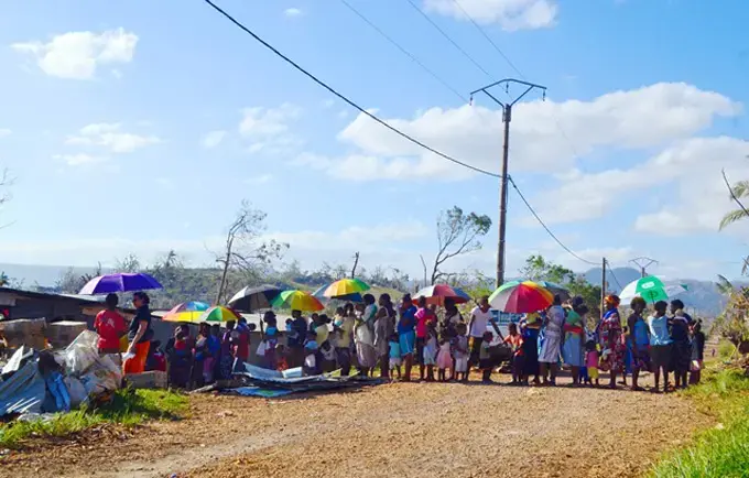 Women block road for reproductive health services in Vanuatu settlement