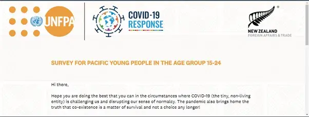 Pacific Youth COVID-19 Survey 