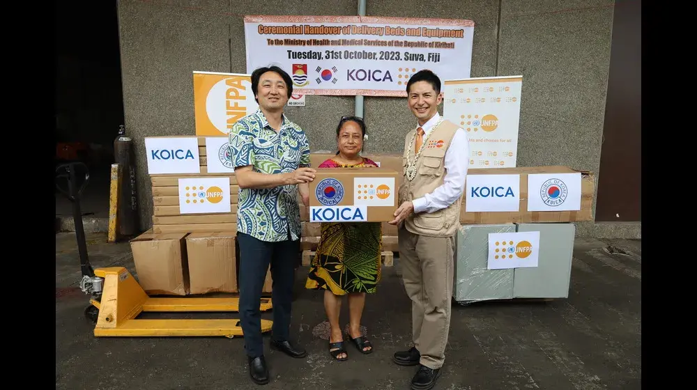 UNFPA promotes safe childbirths in Kiribati, with KOICA support