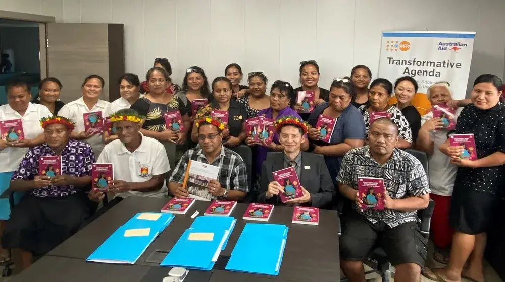 Kiribati Health Ministry launched critical policy documents for women’s health, with UNFPA-Australia support