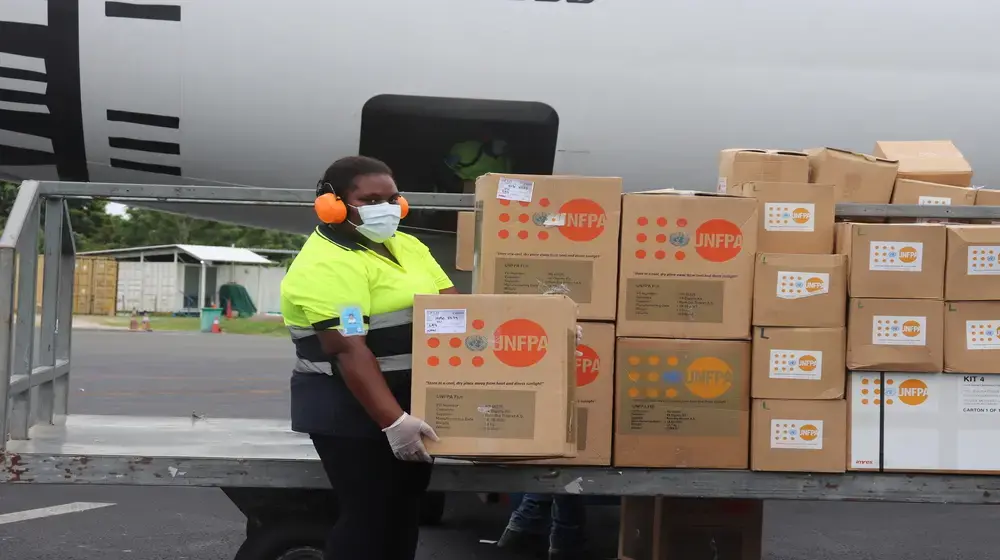 UNFPA supplies to support women and girls for COVID-19 Response in Vanuatu