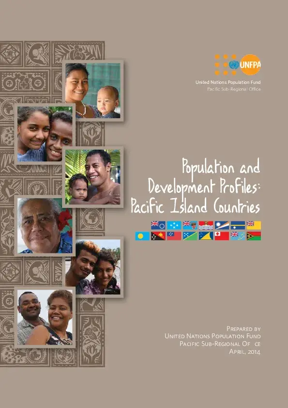 Population and Development Profiles: Pacific Islands Countries 