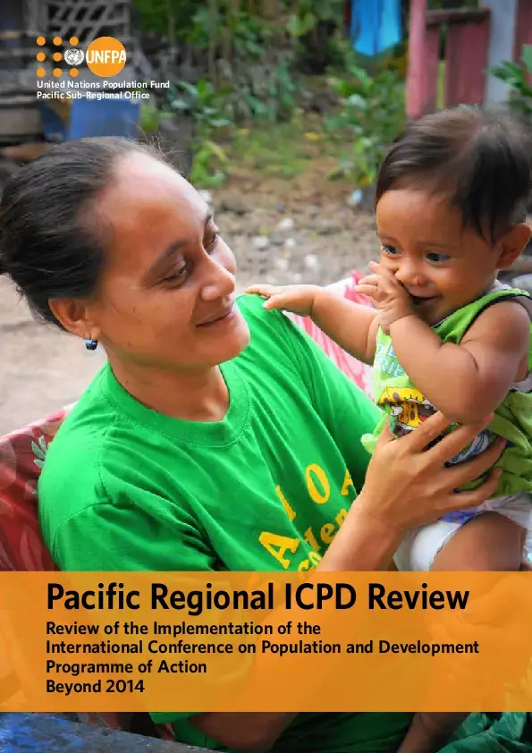 Pacific Regional ICPD Review